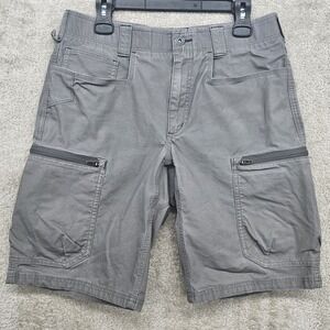 Duluth Trading Alaskan Hardgear AKHG Roustabout Cargo Shorts Mens Size 32 Hiking